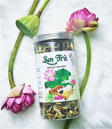 SEN TRÀ (Hộp 500g) Ba Tre - giúp thanh lọc cơ thể, hỗ trợ giảm cân, giảm chứng mất ngủ và giảm stress, chống lão hóa